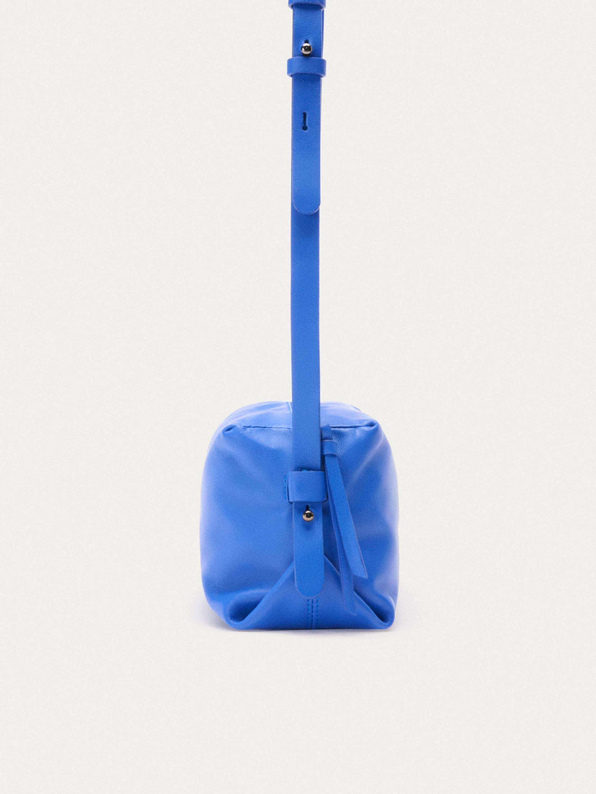 BANDOLERA PIEL HALL AZUL