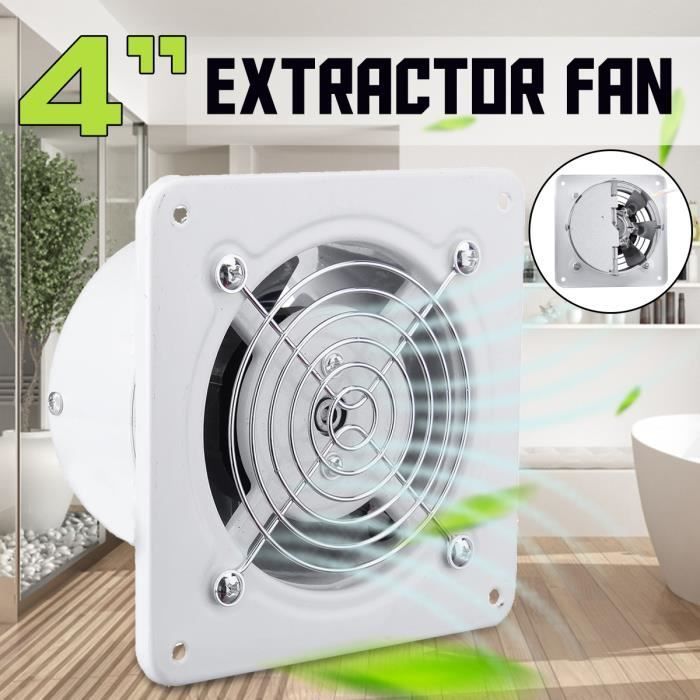 TEMPSA Ventilatore estrattore silenzioso per finestra, ideale per cucina e bagno.