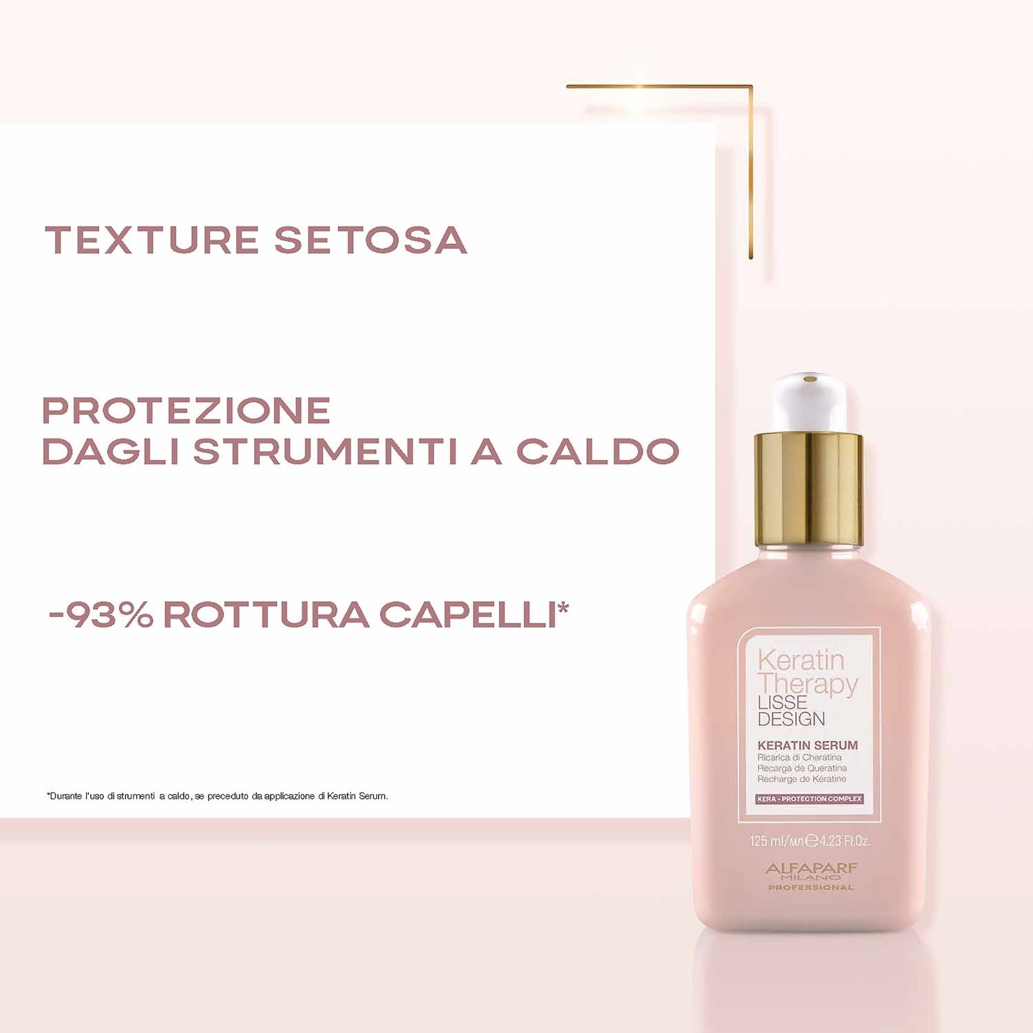 ALFAPARF MILANO vlasové sérum s keratínovou terapiou Lisse Design - 125 ml