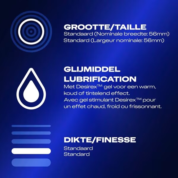 „Durex Orgasm' Intense“ prezervatyvai<br>Medicinos prietaisas – 10 vnt.