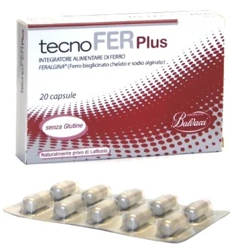 TECNOFER Tecnofer Plus, complément de fer, 20 capsules