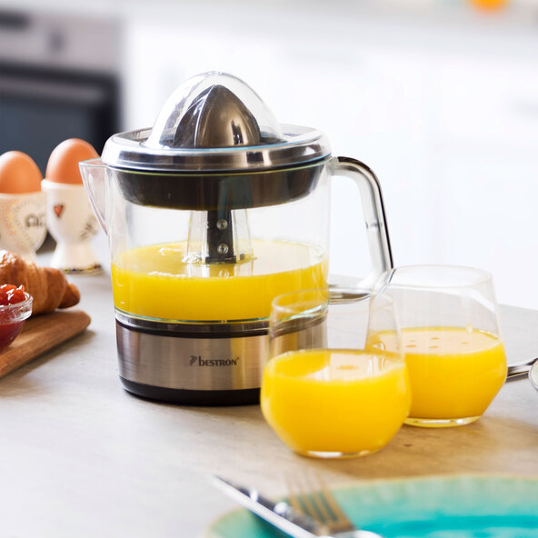 Espremedor de citrinos, 0,7 l, prateado