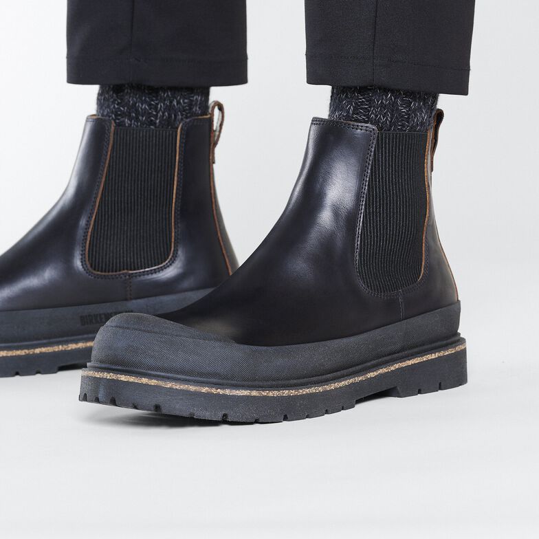 Prescott Slip On Men Pelle oliata - Black Black