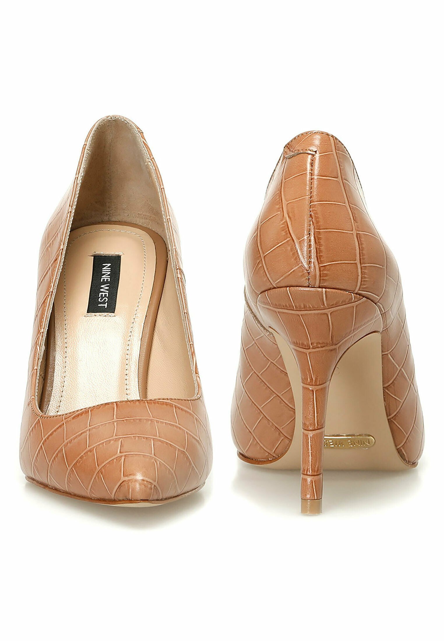Nine West Vysoké podpatky - zázvor