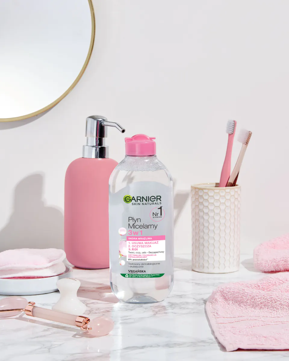 Garnier Skin Naturals Płyn micelarny do skóry wrażliwej 3w1