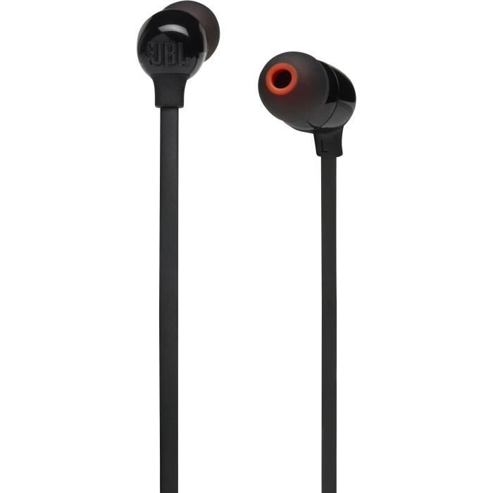 Fones de ouvido sem fio JBL Tune 125BT - Intra-auriculares - Som Pure Bass - Bluetooth 5.0 - Bateria com duração de 16 horas - Preto