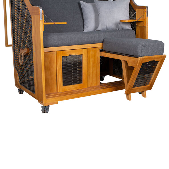 Laboe beach chair, design 558, including accessory set