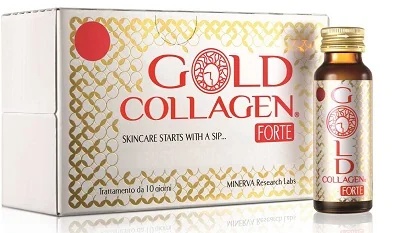 COLÁGENO DORADO Gold Collagen Forte 10 frascos Complemento dietético antienvejecimiento