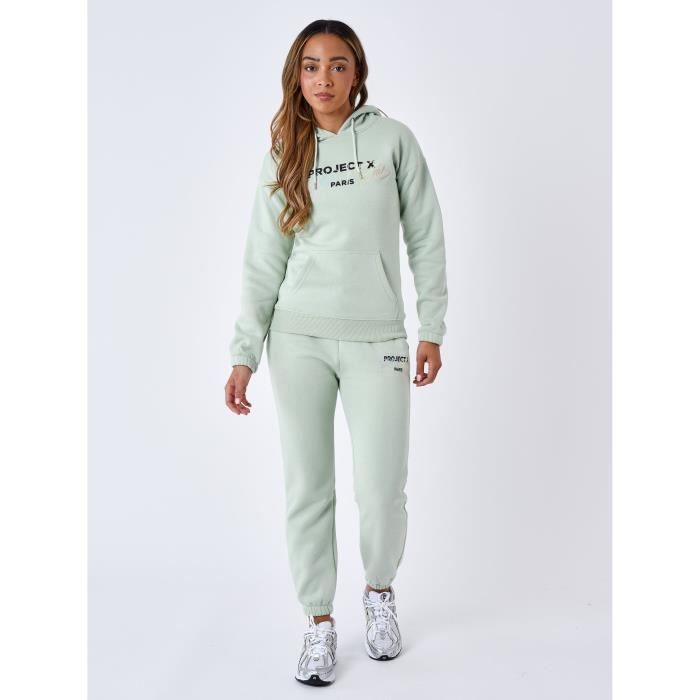 Embroidered Jogging Bottoms - PROJECT X PARIS - Men's - Cotton/Polyester - Aqua Green
