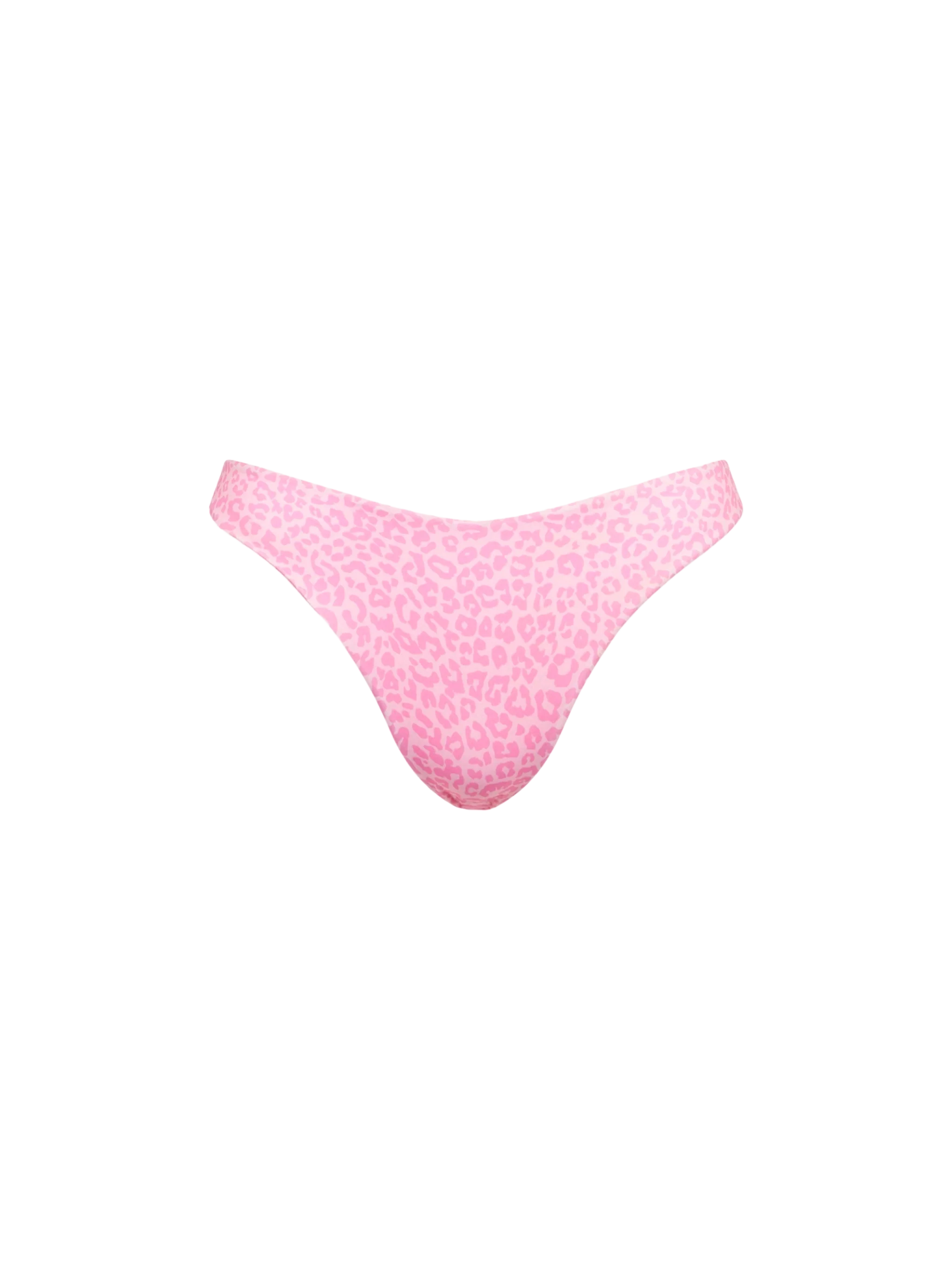 Dameszwembroekje met hoge taille en dierenprint