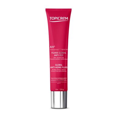 Topicrem AH3 Global Anti-Aging Fluid Cream - Omlazení, Zpevnění a Rozjasnění - 40 ml