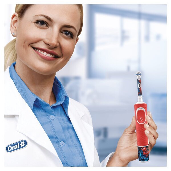 „Oral-B Spiderman Kids“ keičiamos dantų šepetėlio galvutės, 4 vnt.