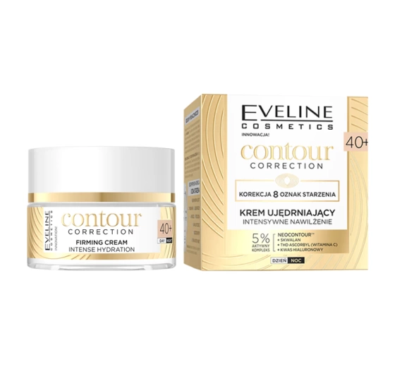 Eveline Cosmetics Contour Correction intensywnie nawilżający krem ujędrniający 40  50 ml