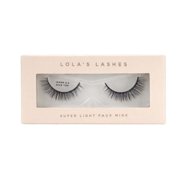 Džínsy Lola's Lashes a pekné vrchné pásiky na mihalnice