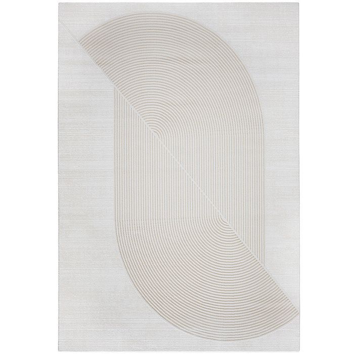 Alfombra grande de diseño contemporáneo y moderno - Beige (290x200 cm) - Marel Beige