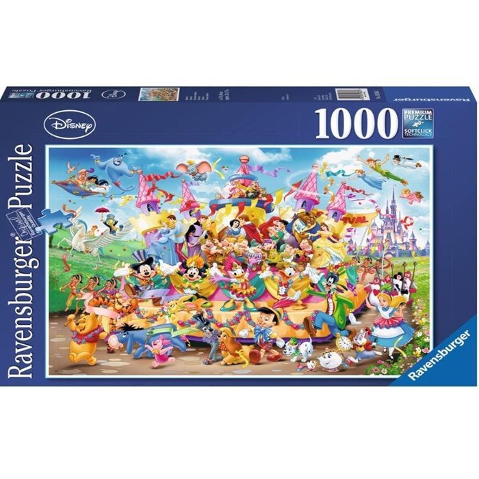 Disney Carnaval Puzzel - Ravensburger - 1000 stukjes - Cartoons en strips