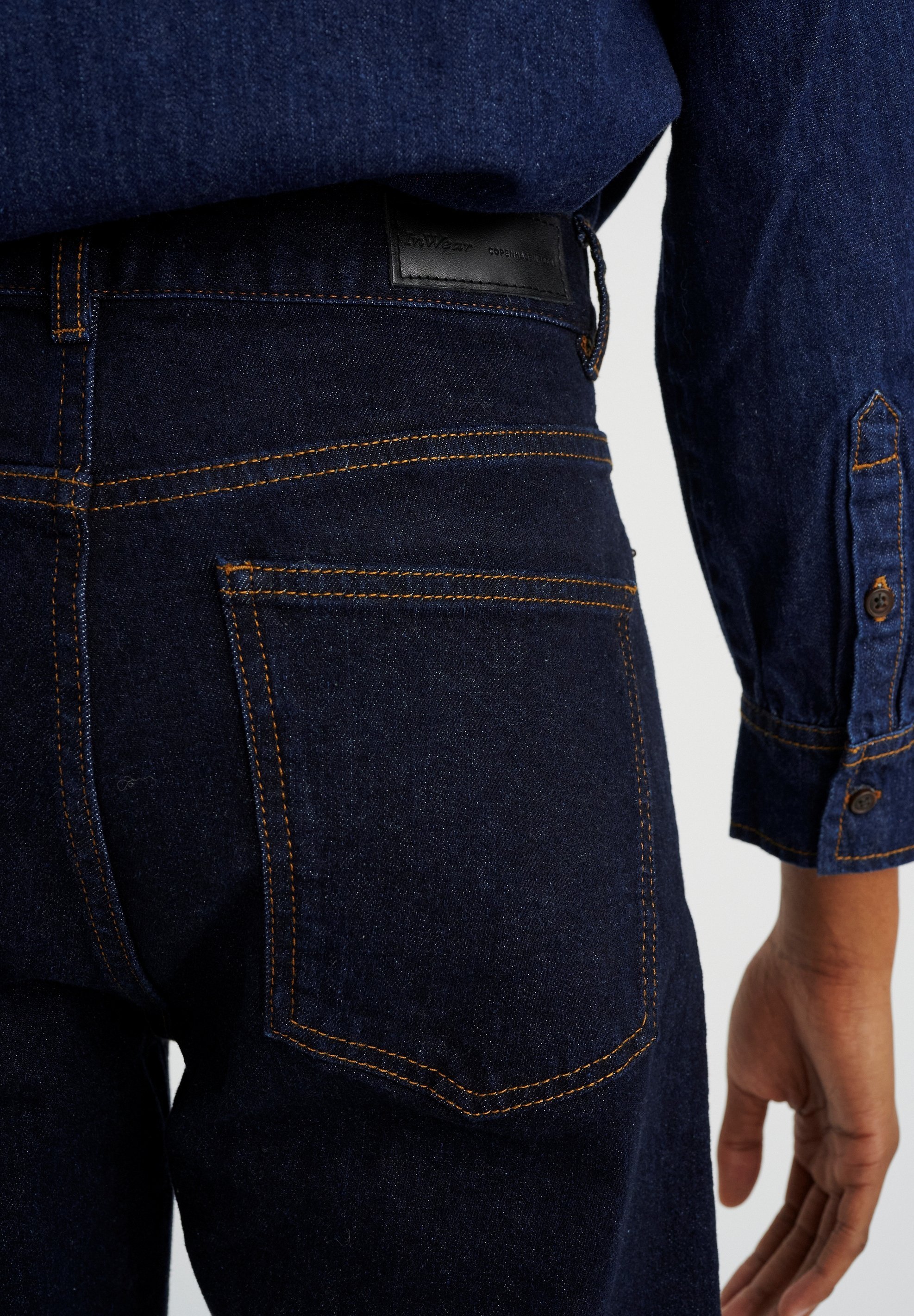 InWear KATELINIW JANICE - Rechte jeans - blauwe denim