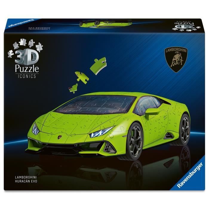 Puzzle 3D Iconics - Lamborghini Huracán EVO - Edición Verde
