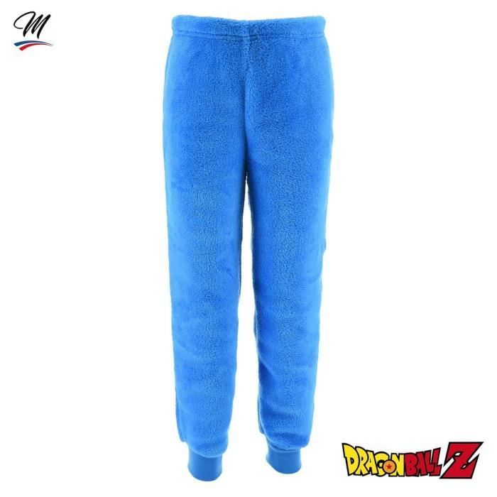 Ensemble de Pyjama Polaire Garçon - DRAGON BALL Z - Fusion Gotenk - Bleu - Enfant - 100% Polyester