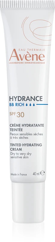 „Avène Hydrance BB Rich“ tonuotas drėkinamasis kremas su SPF 30