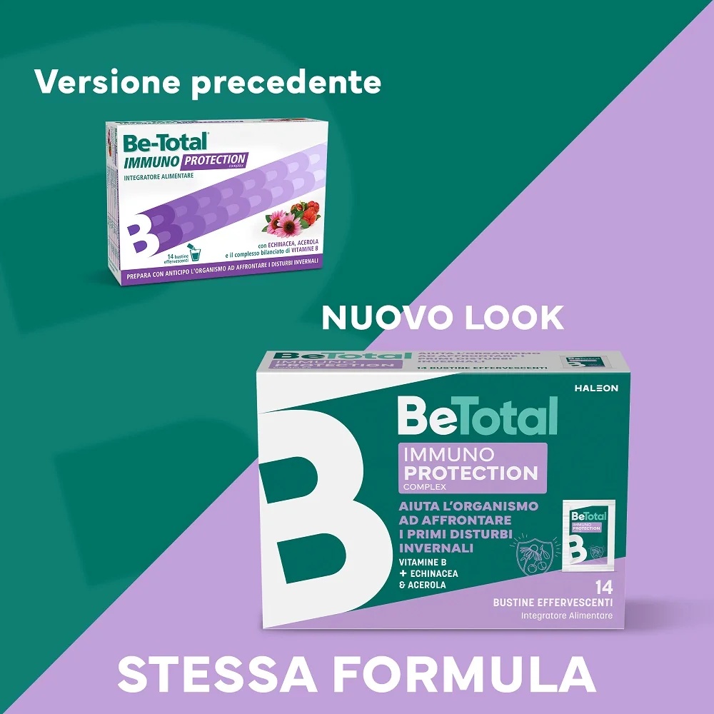 BE-TOTAL Be-Total Immuno Protection 14 sachets Complément alimentaire Défense immunitaire Vitamine B Zinc