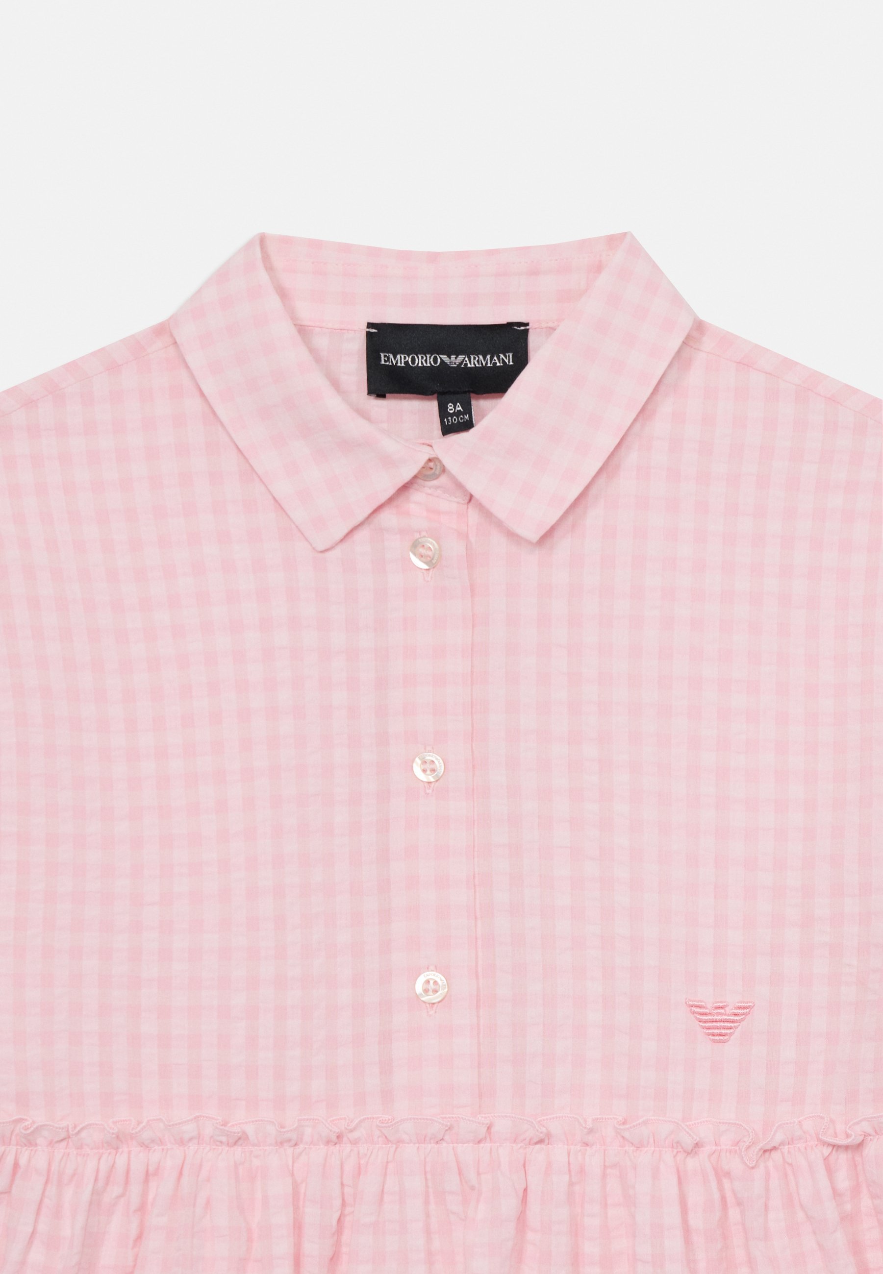 Emporio Armani JURK - Overhemdjurk - roze vichy