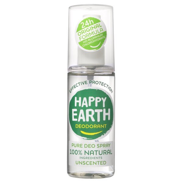 Happy Earth 100% prírodný dezodorant v spreji bez zápachu<br>100ml