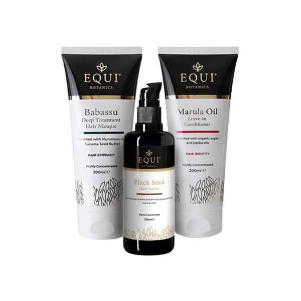 Kit de crescimento capilar para cabelos afro Equi Botanics 500ml