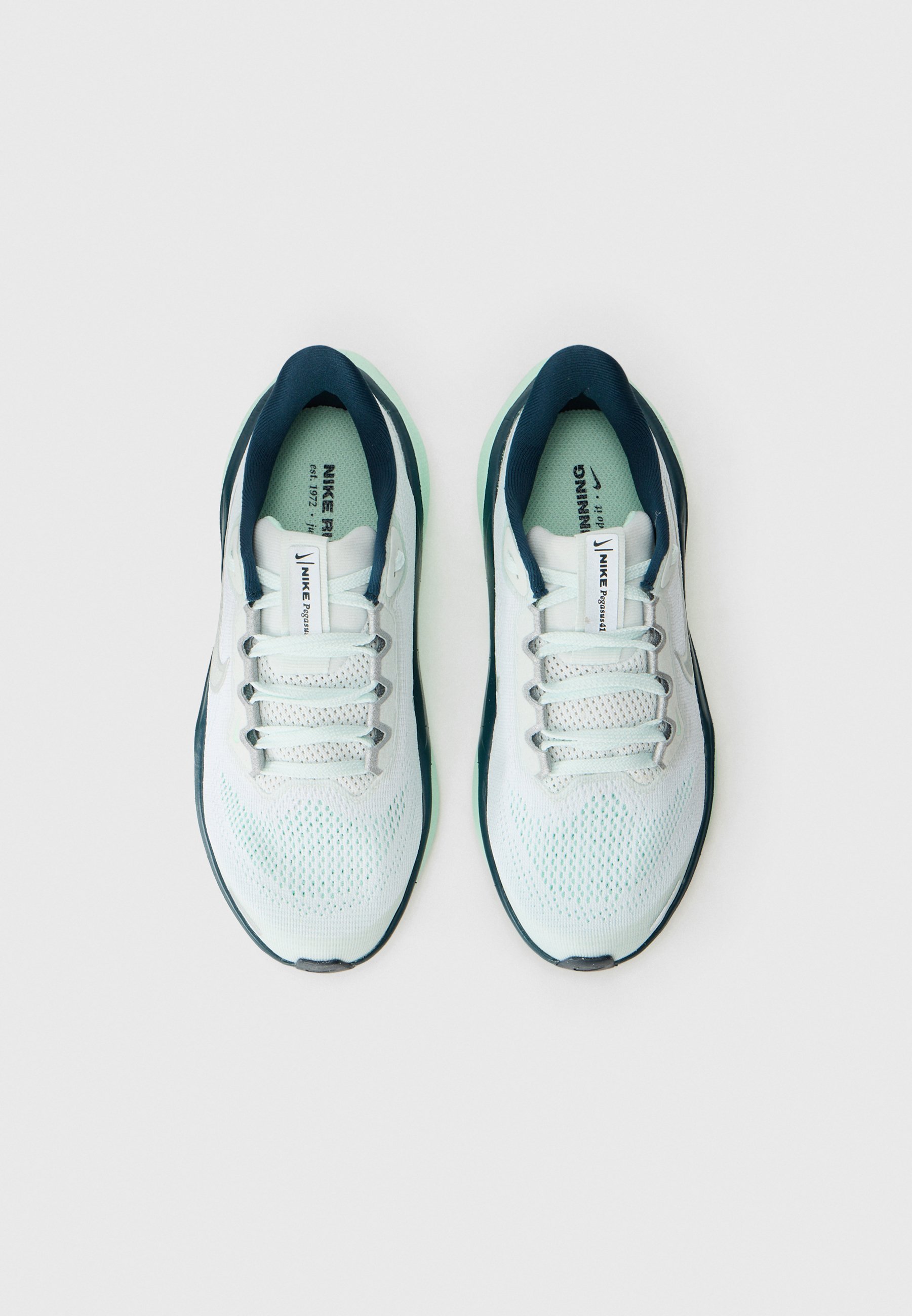 Nike Performance AIR ZOOM PEGASUS 41 UNISEX - Hardloopschoenen voor op de weg - ghost aqua/zilverkleurig/mint foam/armory navy