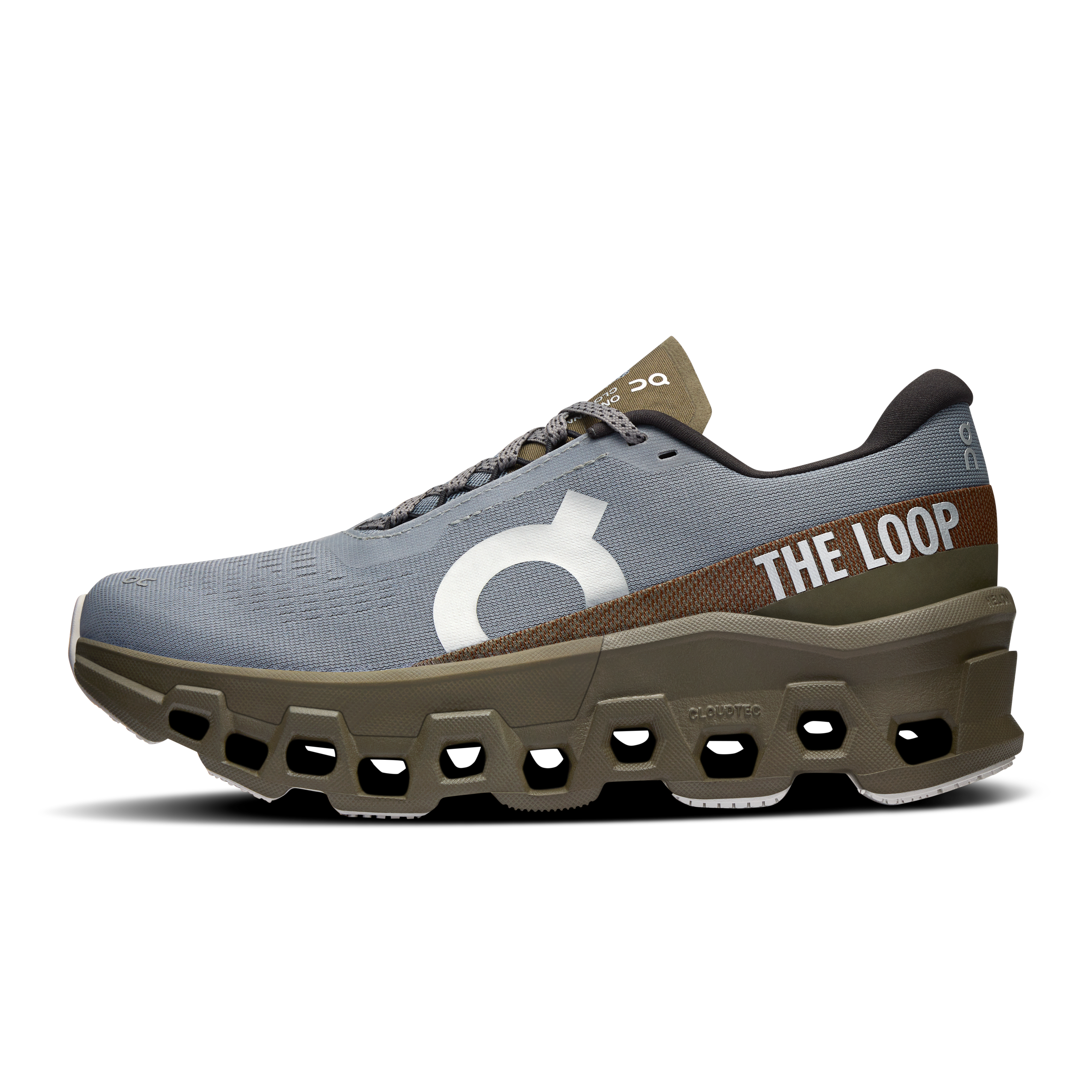 On Dames Cloudmonster 2 PLEASURES x The Loop Mist | Olijfgroen