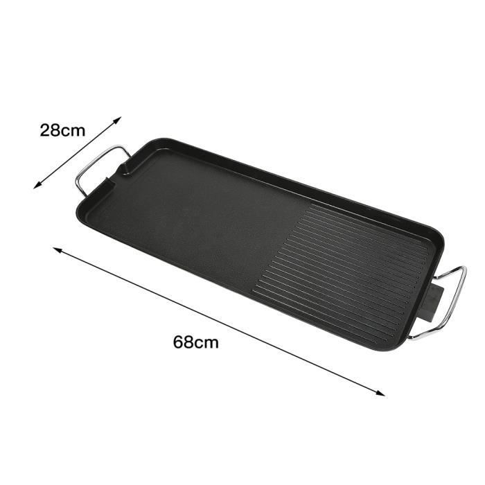 Chapa elétrica compacta LUXS 68*28cm, 1355w, 220v