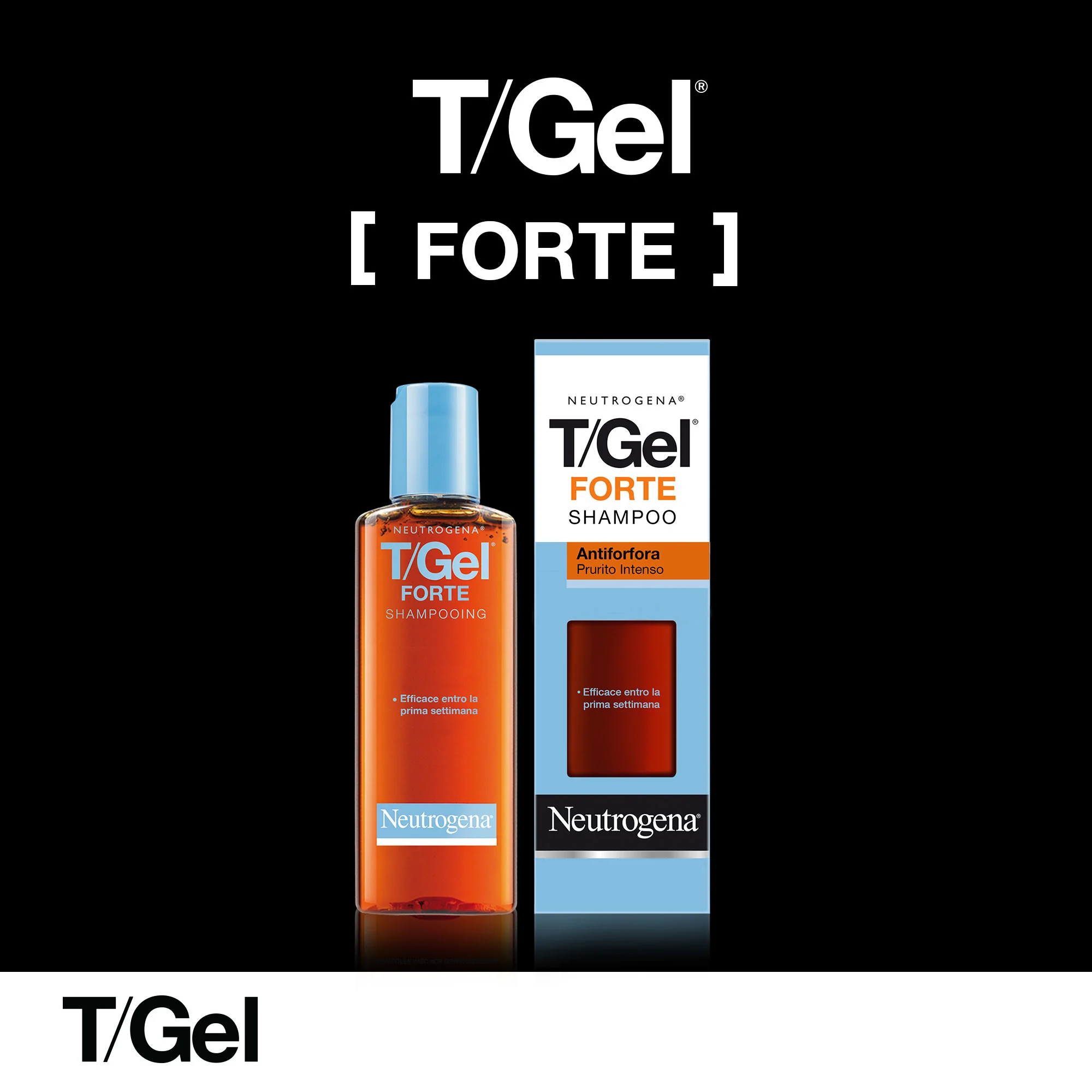 Cura dei Capelli T/Gel Sahmpoo Forte - Shampoo Antiforfora