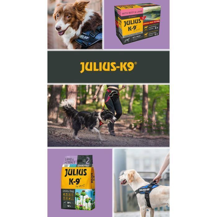 Julius K9 - Lamb & Herbals Puppy 10kg - Hypoallergenic, grain-free kibble with lamb - For puppies and young dogs