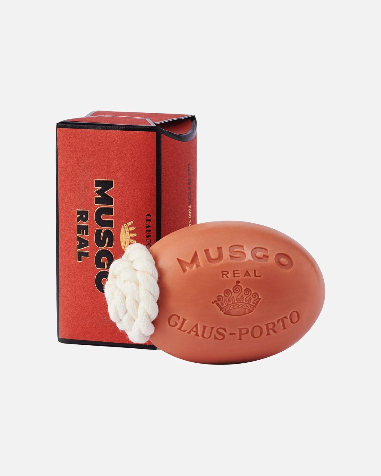 Claus Porto rankų muilas Musgo tikras muilas ant virvės Puro Sangue - 190 g