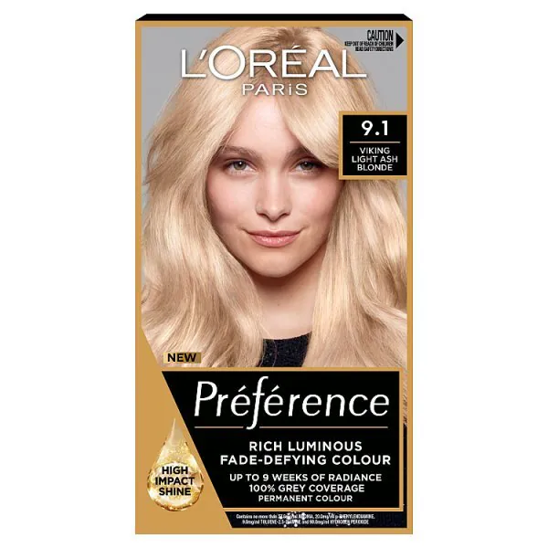 Preference Infinia 9.1 Viking Hellaschblonde Haarfarbe