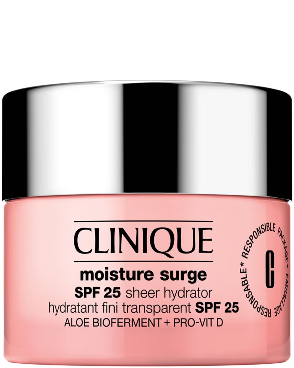 CLINIQUE MOISTURE SURGE™ CREMĂ HIDRATANTĂ TRANSPARENTĂ CU SPECTRU LARG, CU SPF25 - REVIGORANTĂ