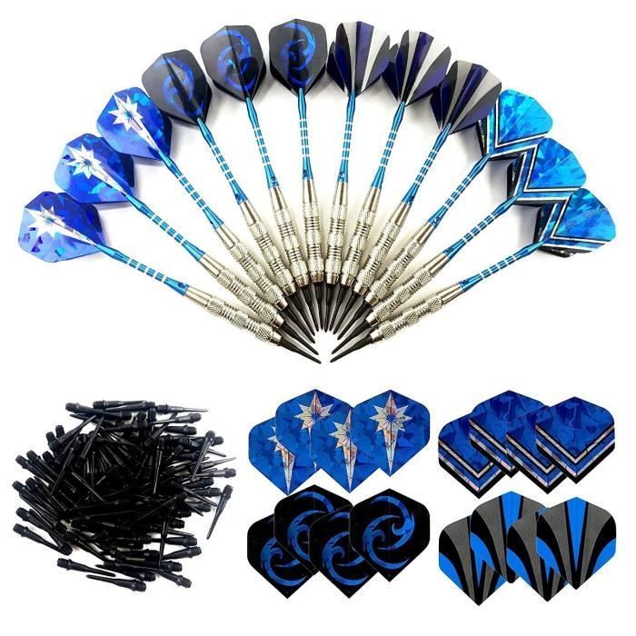 Sinwind Dartset met plastic puntjes (18 g), softtip dartset voor elektronische dartborden, Trees