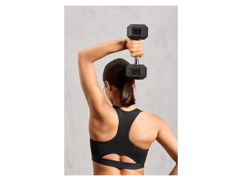 Haltère hexagonale CRIVIT, 5 kg, polyvalente