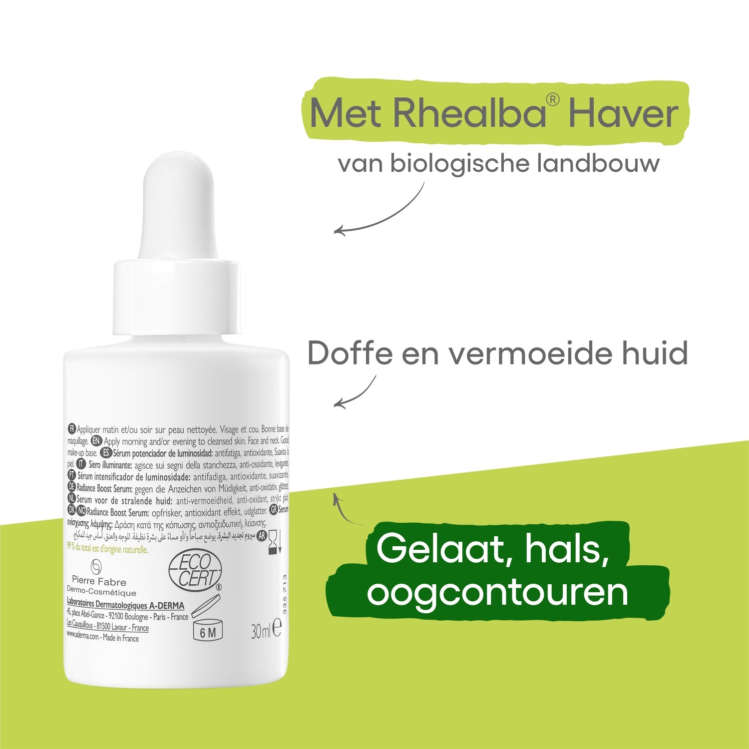 A-DERMA Vitamín C Serum Biology Energy C Radiance Boost Serum - 30 ml