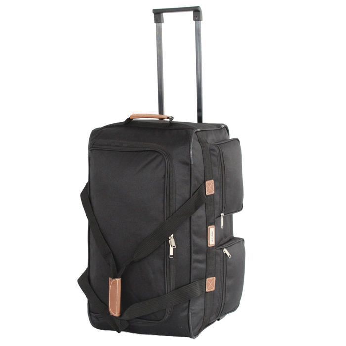 Bolsa de viaje - Alistair - Marrón X - 57 cm - Ligera - 60 L - Ruedas reforzadas