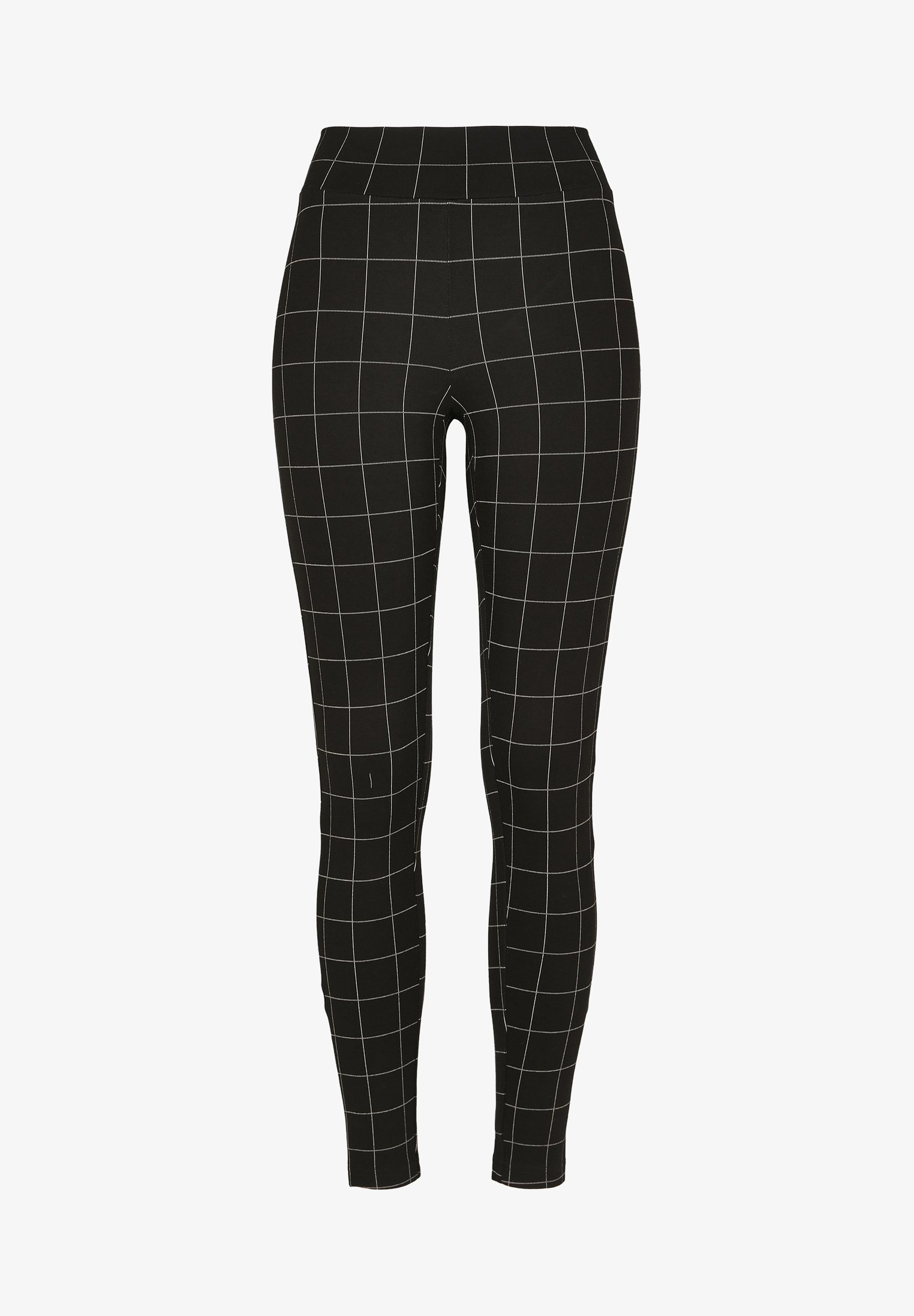 Urban Classics Leggings - Broek - zwart/wit