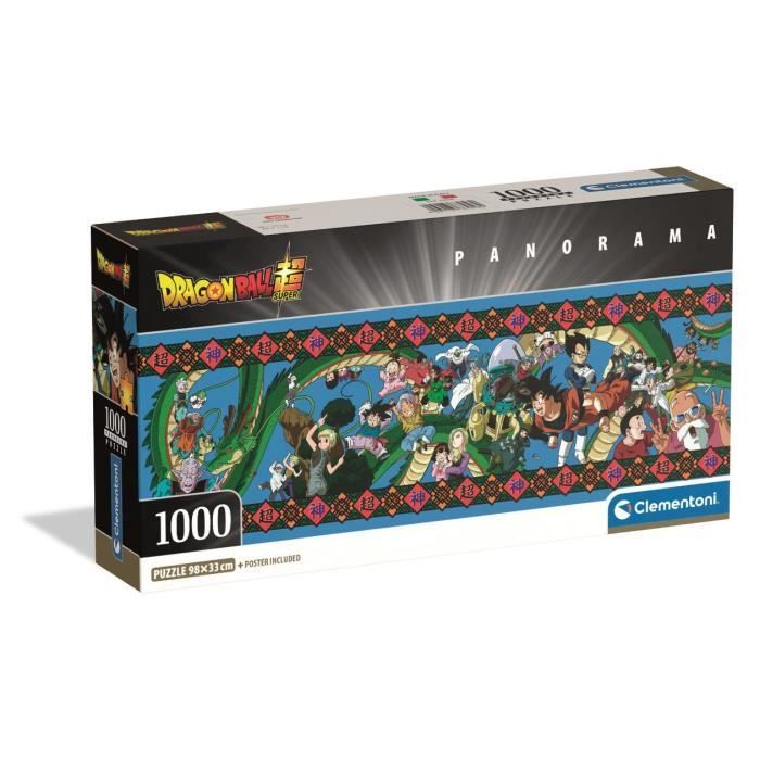 CLEMENTONI - Panorama compacto de 1000 piezas - Dragon Ball Super