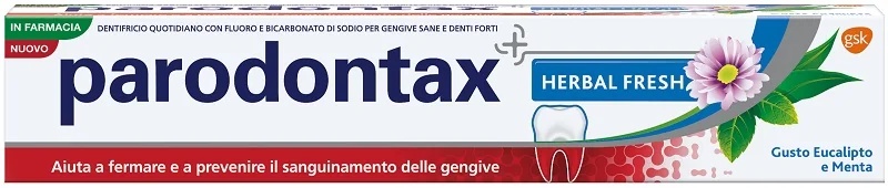PARODONTAX Parodontax Herbal Fresh pasta de dientes contra la placa dental 75 ml Eucalipto y menta