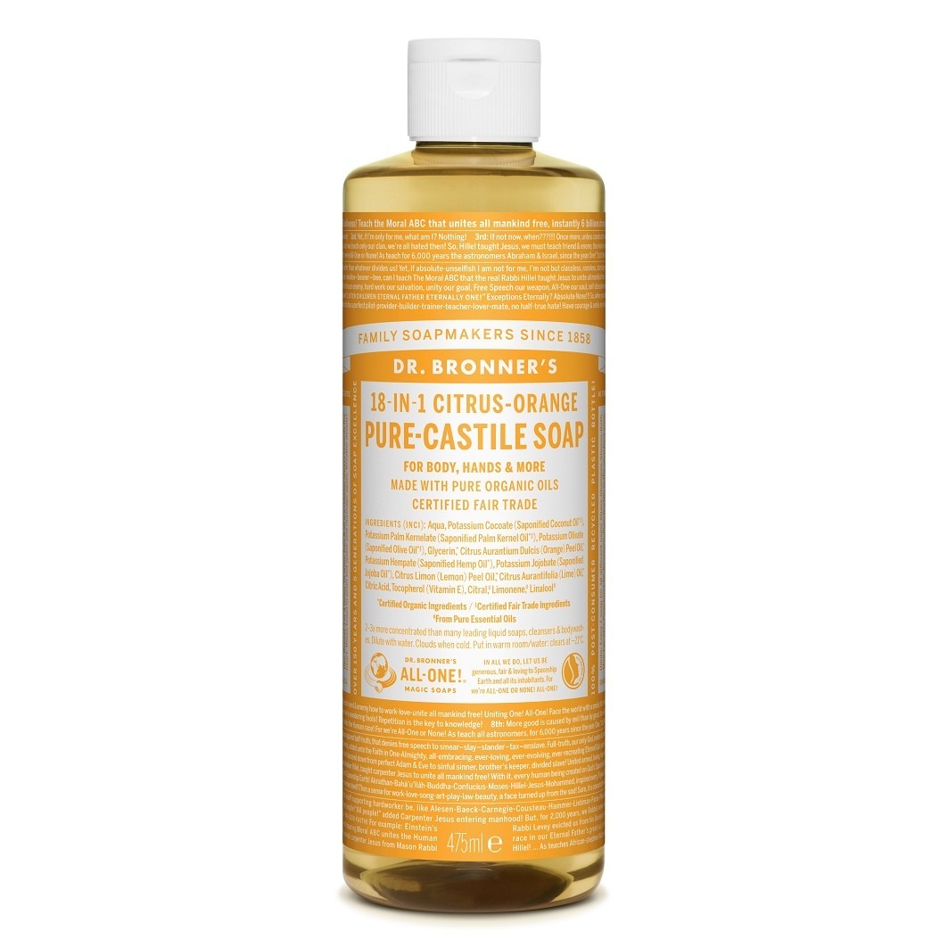 Dr. Bronner's Citrusové pomarančové mydlo na ruky – 60 ml