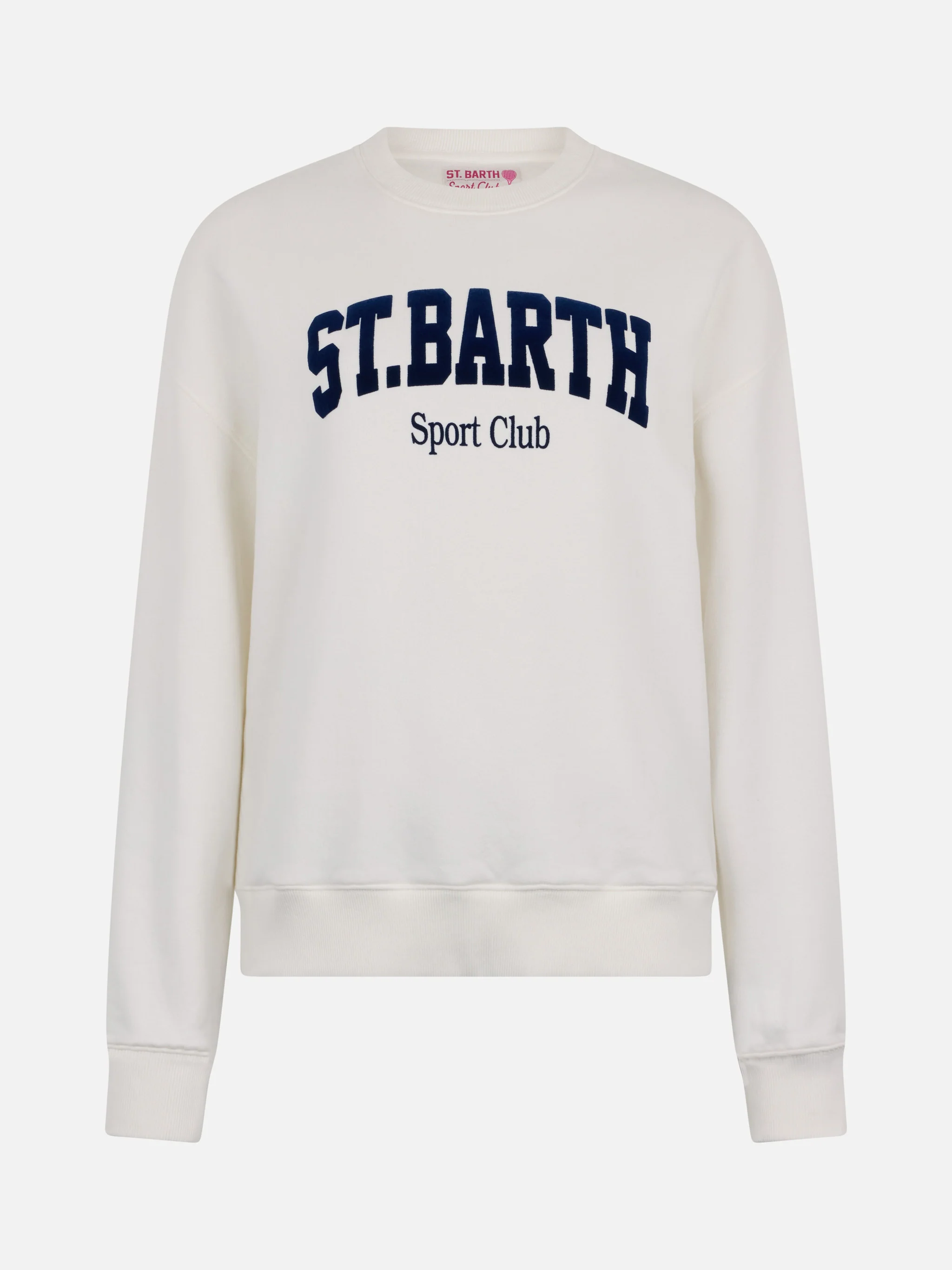 Sternenstaub-Sweatshirt, weiß, Baumwolle, Damen-Sweatshirt