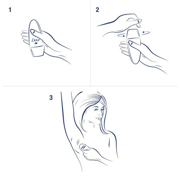 Dove Go Fresh дезодоранс ролер са укусом нара 50 мл