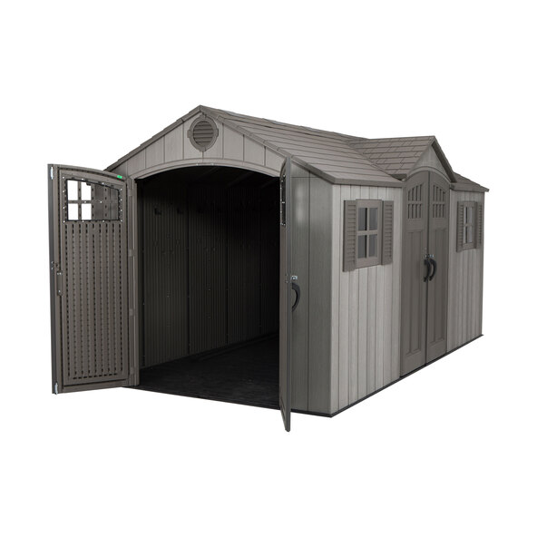Galaxis plastic garden shed