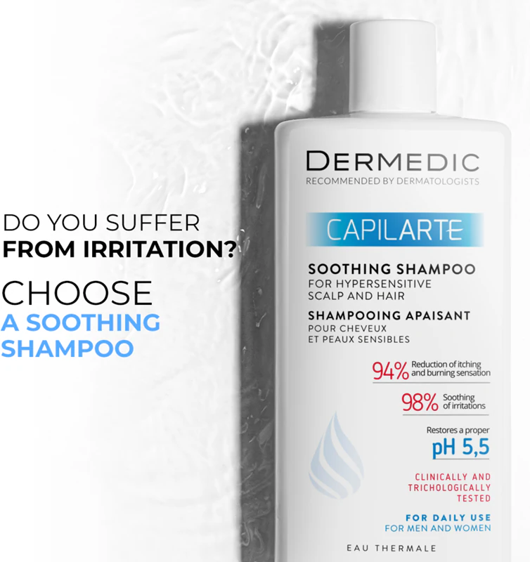 Dermedic Capilarte verzachtende shampoo voor haar en een overgevoelige huid