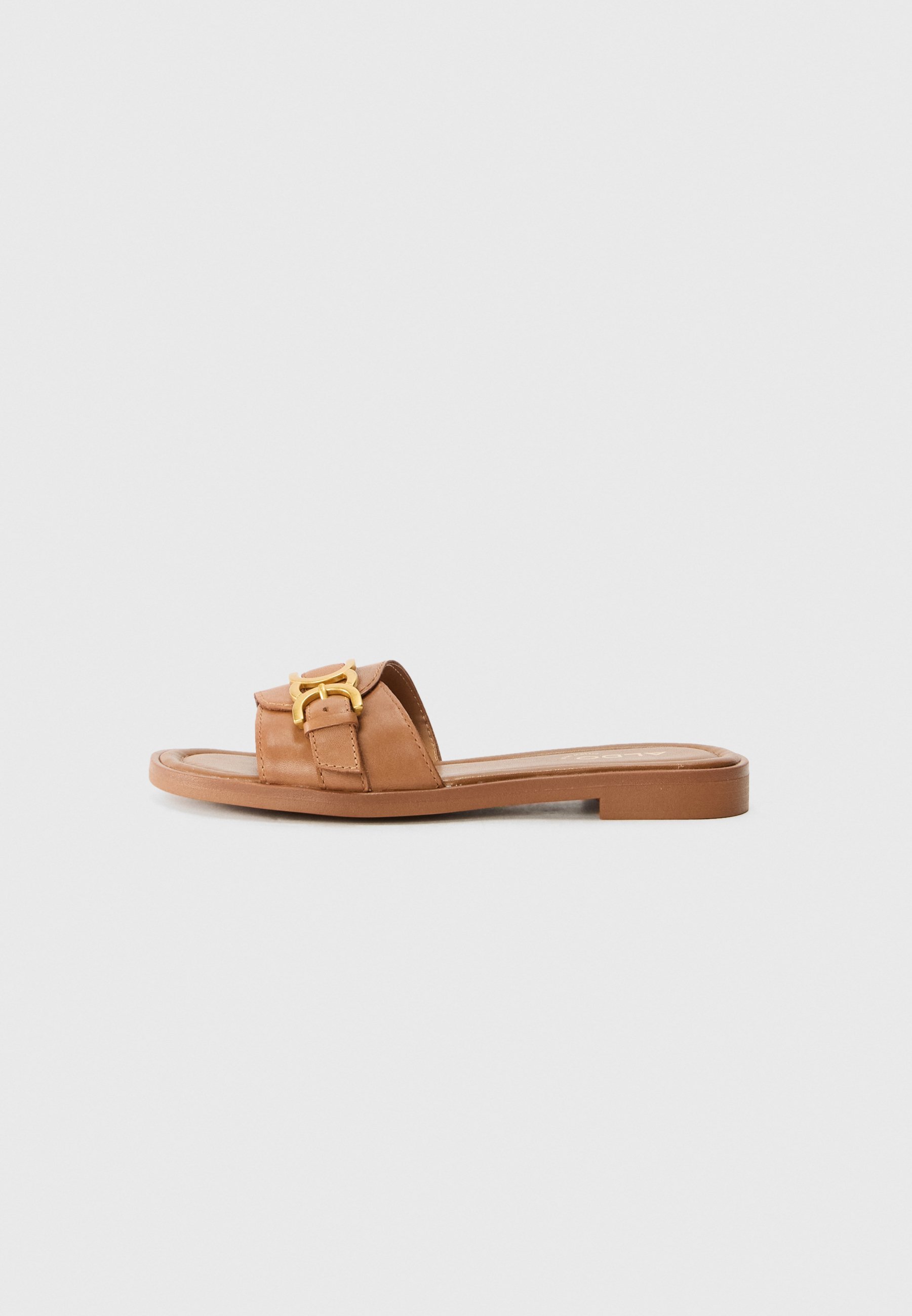 ALDO DALLAEDA - Šľapky - stredne hnedé