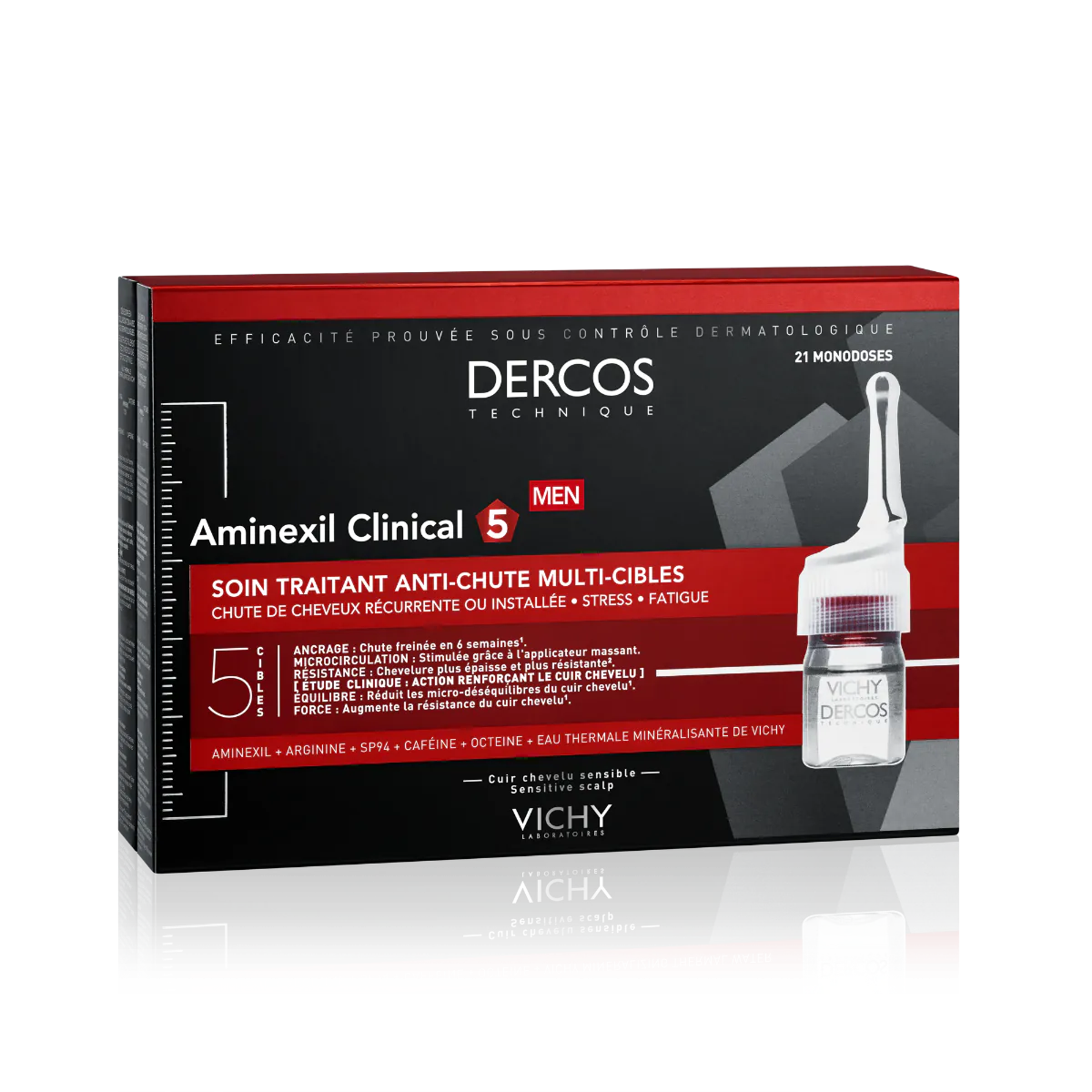Vichy Dercos Aminexil Clinical Men Kuracja przeciw wypadaniu włosów u mężczyzn
